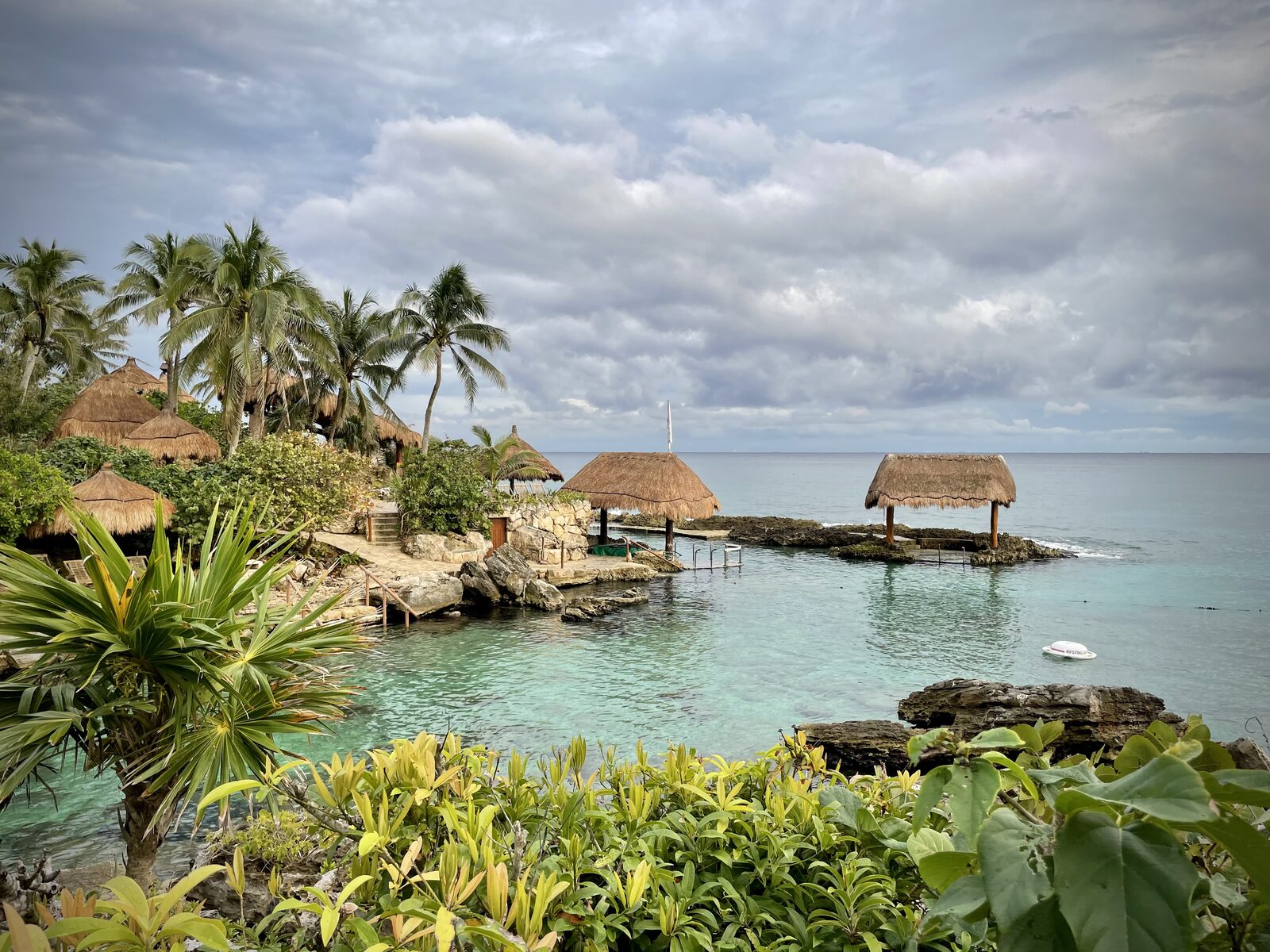 Pastel sky over the Caribbean coast