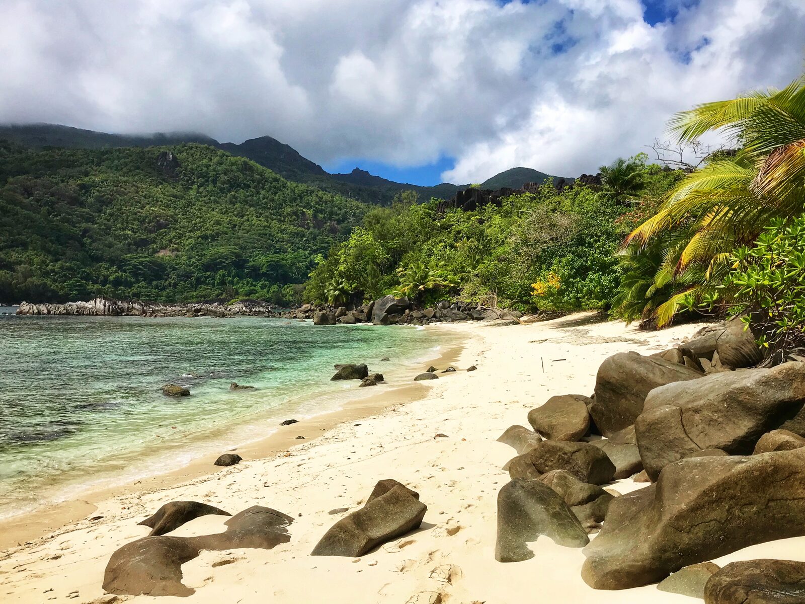 Turquoise lagoon, Seychelles